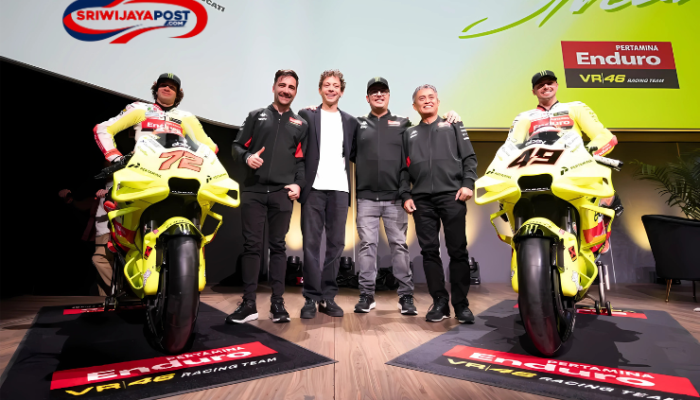 Pertamina Enduro VR46 Racing Team Resmikan Livery MotoGP 2025 di Jakarta