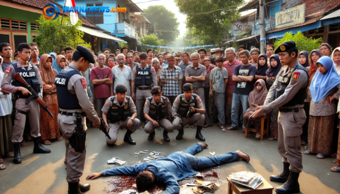 Reka Ulang Pembunuhan Satpam di Bogor, Tersangka Abraham Dihadapkan pada Publik yang Geram