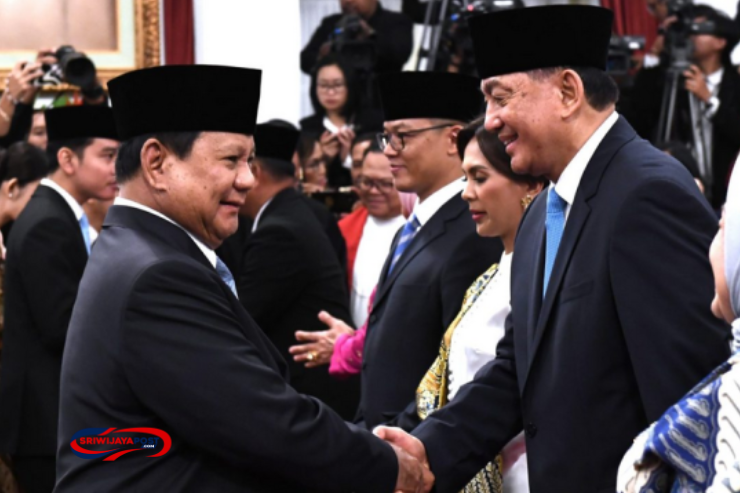 Presiden Prabowo Lantik Menteri dan Pejabat Baru di Istana Negara