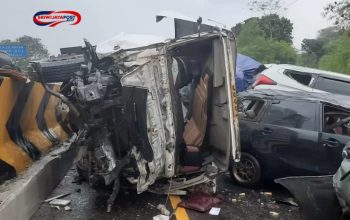 Kecelakaan Beruntun di Tol Cipularang Diawali Truk Hilang Kendali, 7 Orang Luka-luka