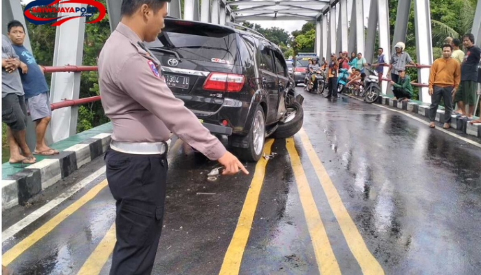 Tabrakan di Jembatan Serang Kulon Progo, Rush dan Fortuner Rusak Parah