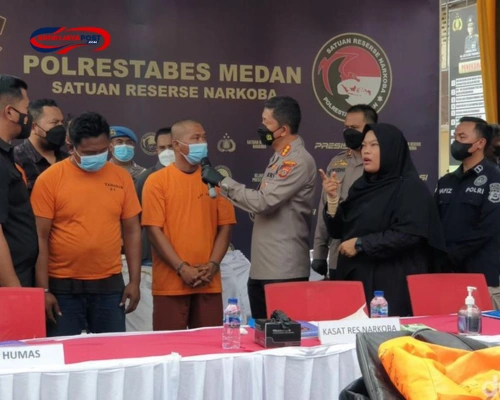 Polrestabes Medan Tangkap Puluhan Tersangka Narkoba dalam Operasi Besar