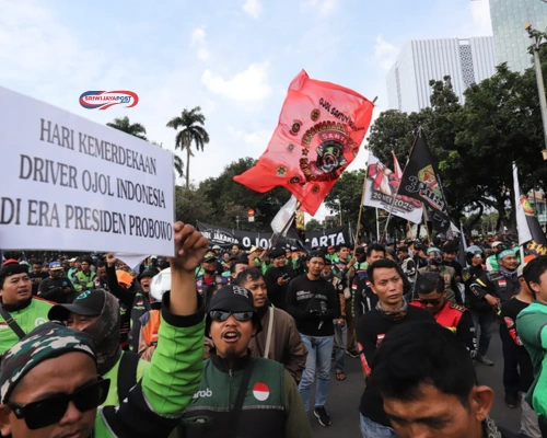 Ojol Demo Damai, Minta Transparansi dan Keadilan Tarif!