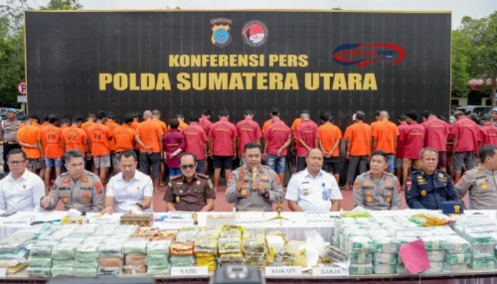 Sumut Genting! Sindikat Narkoba Raksasa Terbongkar