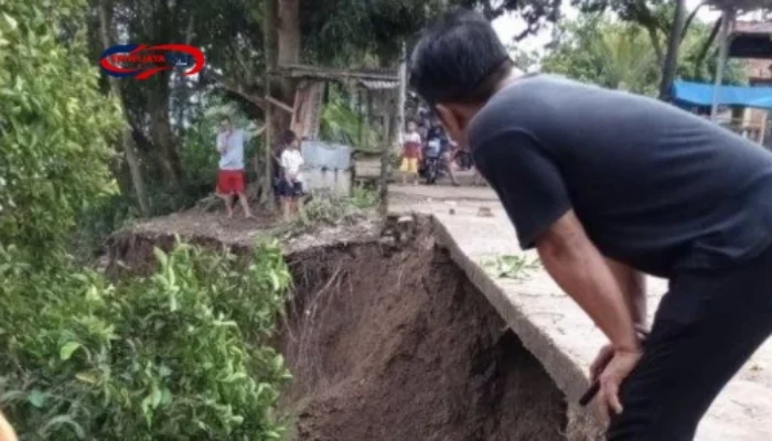 Longsor Putus Akses Jalan di Rantau Panjang, BPBD Muba Lakukan Kaji Cepat dan Imbau Warga Waspada