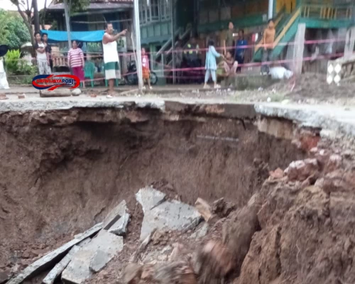 Longsor Putus Akses Jalan di Rantau Panjang, BPBD Muba Lakukan Kaji Cepat dan Imbau Warga Waspada