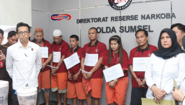 Polda Sumsel Musnahkan Ratusan Gram Sabu-Sabu