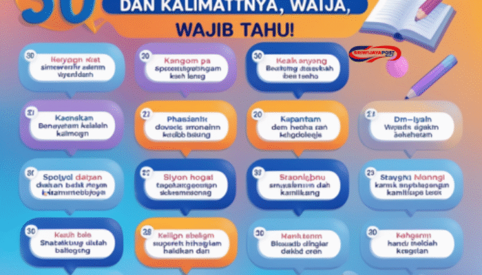 30 Contoh Kata Sinonim dan Kalimatnya, Wajib Tahu!
