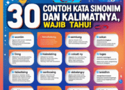 30 Contoh Kata Sinonim dan Kalimatnya, Wajib Tahu!