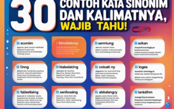 30 Contoh Kata Sinonim dan Kalimatnya, Wajib Tahu!