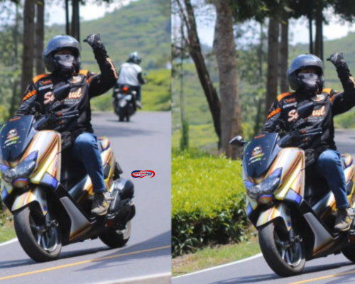 Rombongan NMAX Nekat Hentikan Bus di Tikungan Tajam!