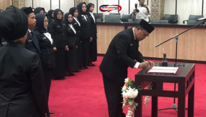 Pemprov Sumsel Rotasi 54 Pejabat, Kasatpol PP Jadi Sekdis Kearsipan 2025