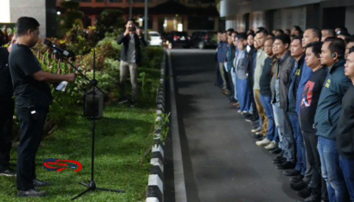 Siaga Penuh! Polda Sumsel Gelar Patroli Skala Besar, 80 Personel Jaga Objek Vital
