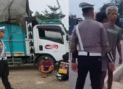 Viral! Polisi PALI Pecahkan Kaca Truk Semangka, Sopir Emosi: Berakhir Maaf dan Ganti Rugi!