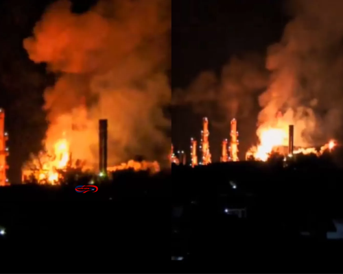 Kilang Dumai Terbakar Lagi: Kebakaran Besar Malam Ini, Mirip Kasus 2023
