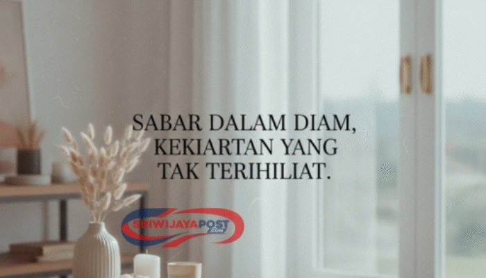 20 Kata Bijak Sabar dan Diam yang Lagi Viral, Cocok untuk Status