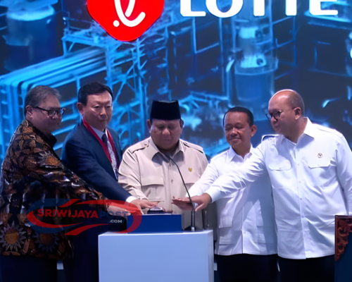 Prabowo Resmikan Pabrik Petrokimia Lotte Chemical Rp62 Triliun di Cilegon: Tonggak Hilirisasi Migas!