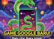Cara Main Game Google Bertema Tahun Ular: Snake Doodle Imlek 2025
