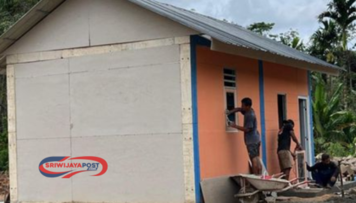 Hunian Sementara Korban Bencana di Taput Mulai Dibangun, Begini Wujudnya