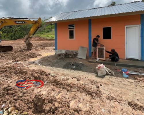 Hunian Sementara Korban Bencana di Taput Mulai Dibangun, Begini Wujudnya