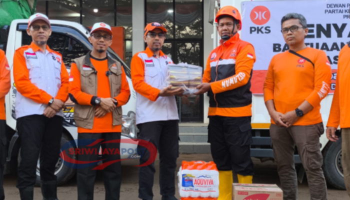 Aksi Nyata PKS Sumsel: Gaji Dewan Dipotong, Bantuan Mengalir ke Korban Bencana