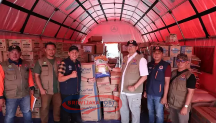 Sumsel Kirim 56 Ton Bantuan untuk Pengungsi Bencana di Sumatra