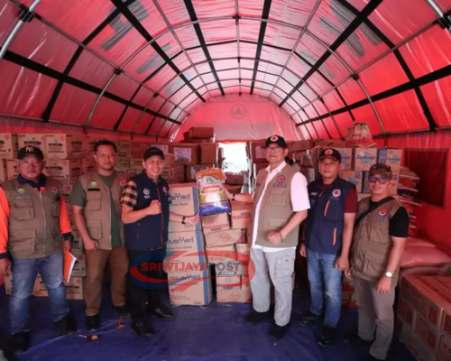 Sumsel Kirim 56 Ton Bantuan untuk Pengungsi Bencana di Sumatra