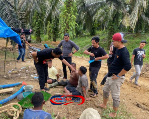 Polda Sumbar Razia Tambang Emas Ilegal, 7 Pelaku Ditangkap 5 Alat Berat Disita