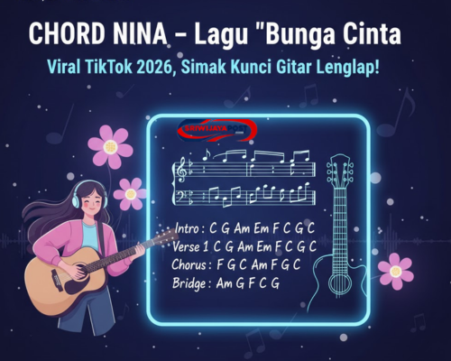 Chord Nina – Lagu “Bunga Cinta” Viral TikTok 2026, Simak Kunci Gitar Lengkap!
