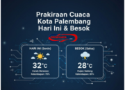 Prakiraan Cuaca Kota Palembang Hari Ini & Besok